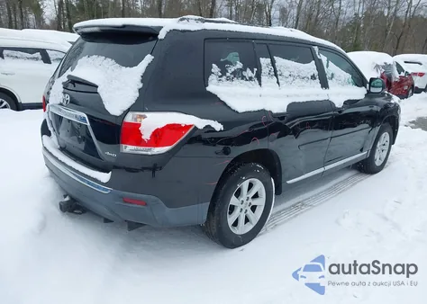 2012 Toyota Highlander Se V6 из США, поврежденный, VIN 5TDBK3EH9CS102336